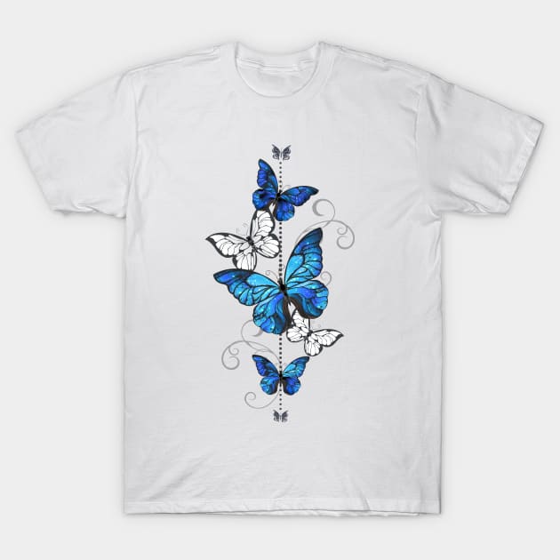 White shirt with butterfly discount